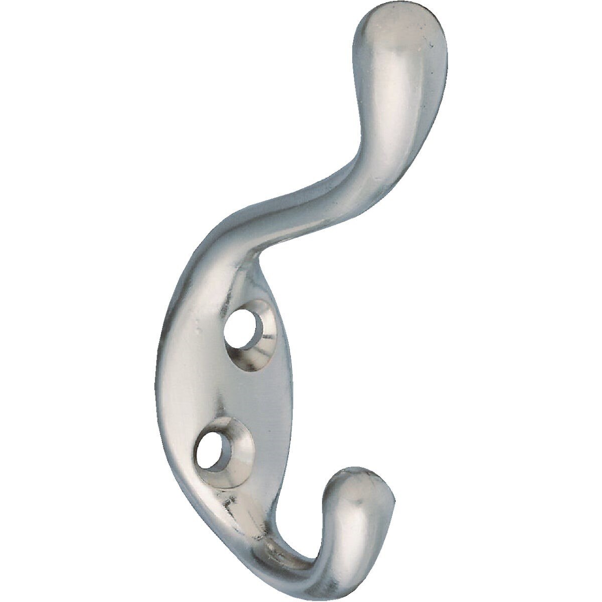 NATIONAL MARKER National Marker N331009 Coat Hat Wardrobe Hook Satin Nickel