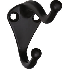 NATIONAL MARKER National Marker N330761 Oil Rubbed Bronze Wardrobe Hook 2pk