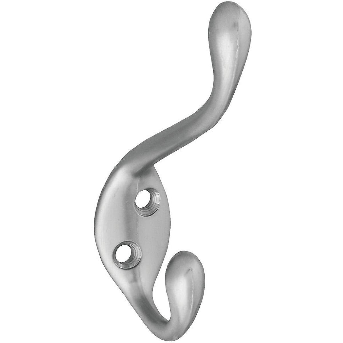 NATIONAL MARKER National Marker N331082 Satin Nickel Wardrobe Hook