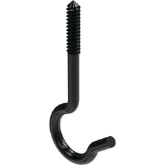NATIONAL MARKER National Marker N274944 Black Ceiling Hook 2.5 in 3 Pack