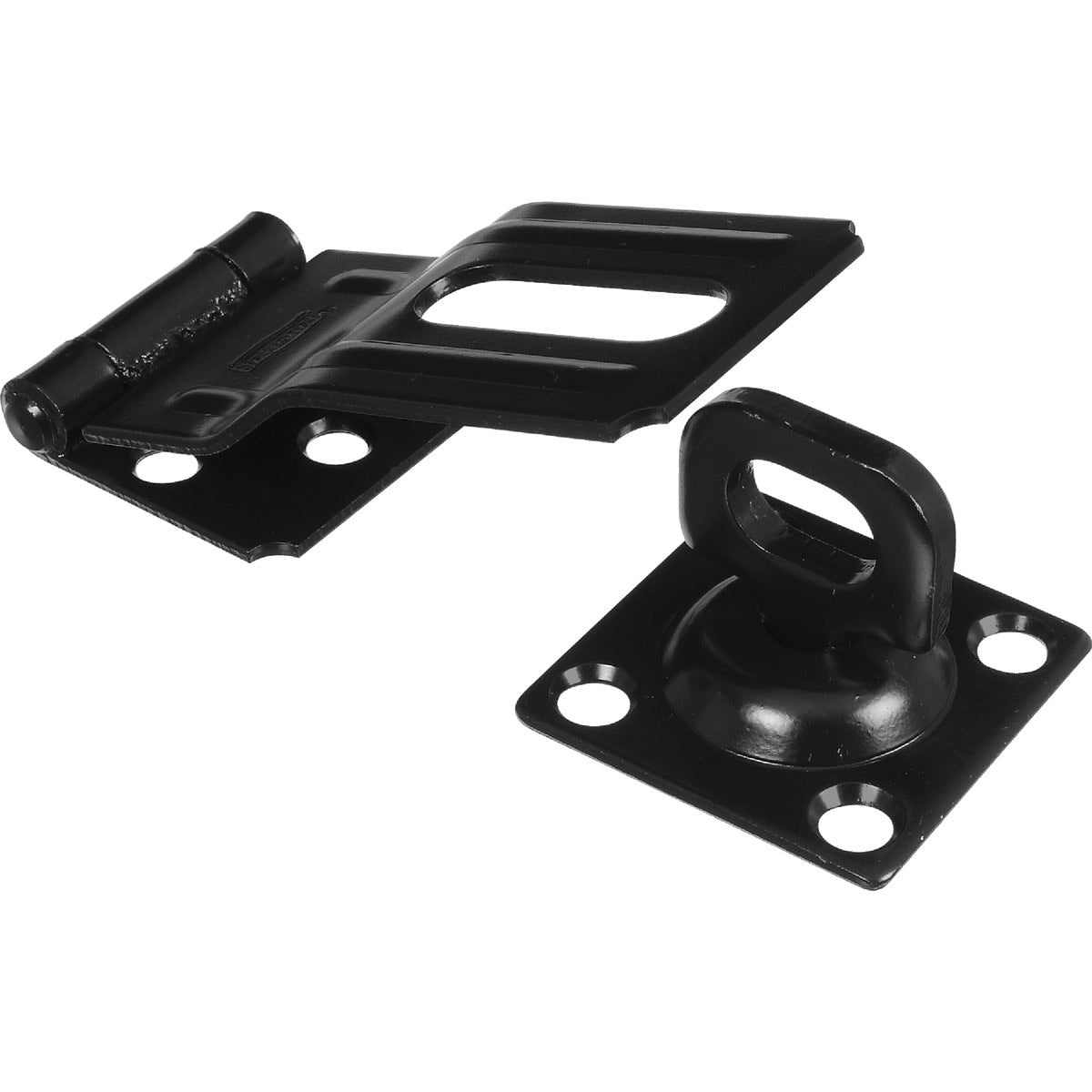 NATIONAL MARKER National Marker N305979 Swivel Hasp 3.25 in Black Steel