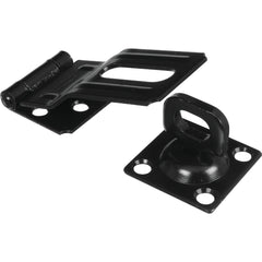 NATIONAL MARKER National Marker N305979 Swivel Hasp 3.25 in Black Steel