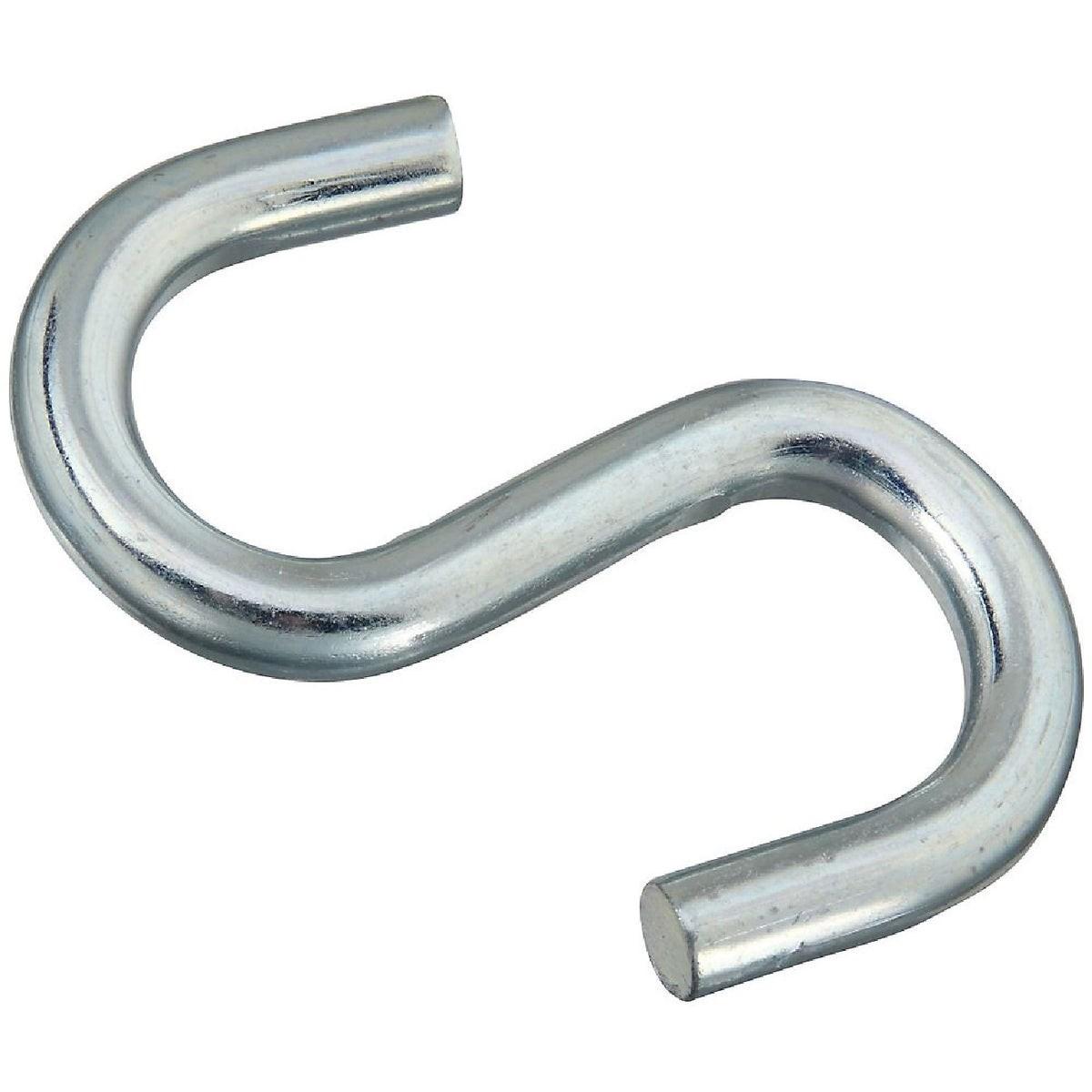 NATIONAL MARKER National Marker N347856 Heavy Open S Hook 4 in Zinc