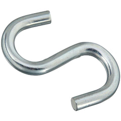 NATIONAL MARKER National Marker N347856 Heavy Open S Hook 4 in Zinc