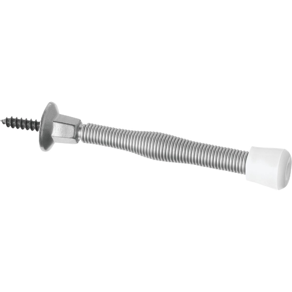NATIONAL MARKER National Marker N830112 Satin Nickel Spring Door Stop