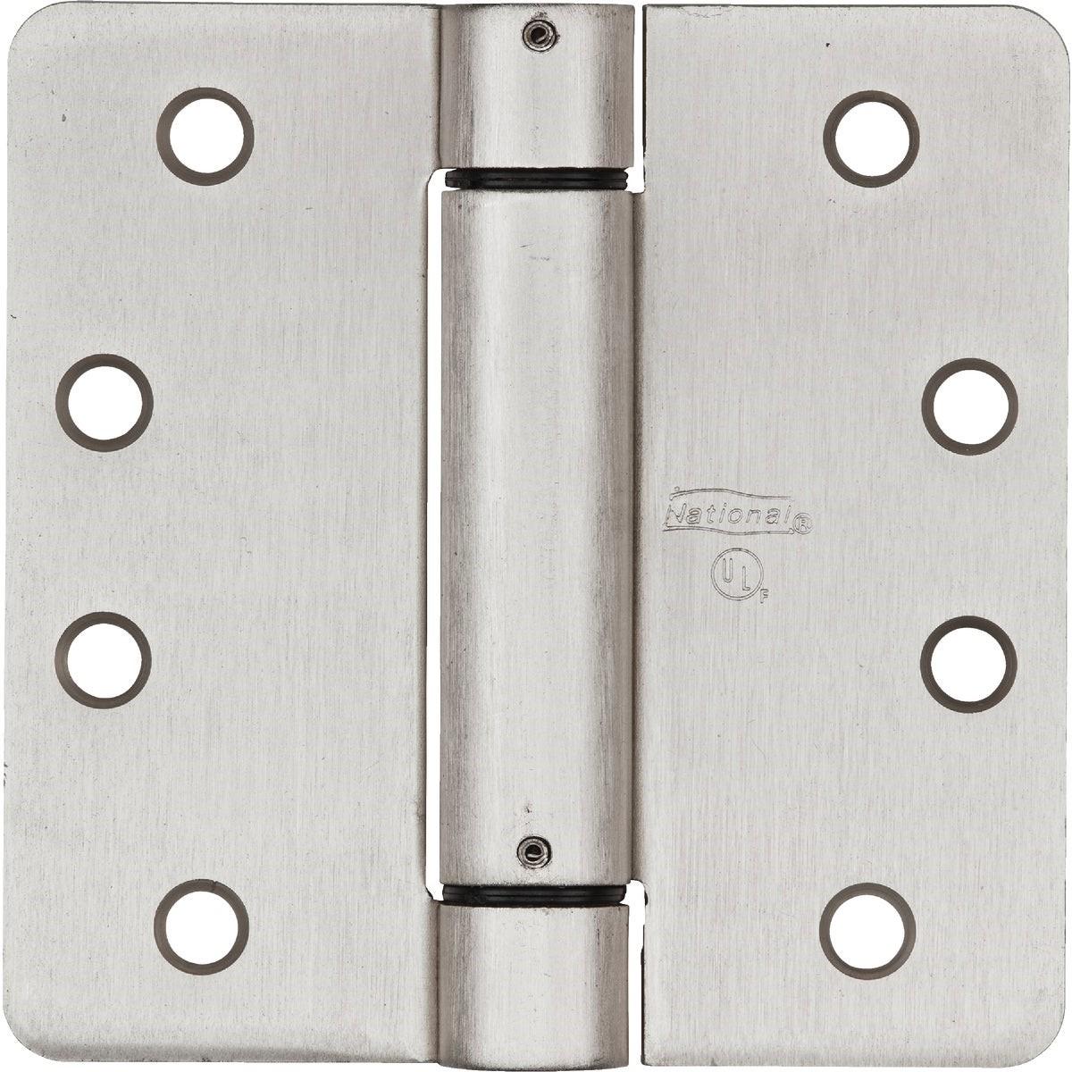 NATIONAL MARKER National Marker N350892 Spring Door Hinge 3.5 in Satin Nickel