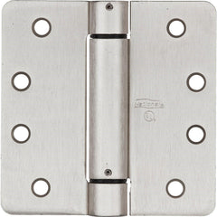 NATIONAL MARKER National Marker N350892 Spring Door Hinge 3.5 in Satin Nickel