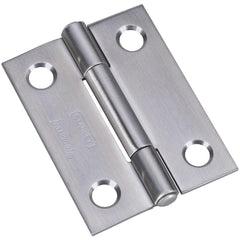NATIONAL MARKER National Marker N348987 Stainless Steel Tight-pin Hinge 2in 2-pack