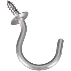 NATIONAL MARKER National Marker N348-458 Stainless Steel Cup Hook 1-1/2 in