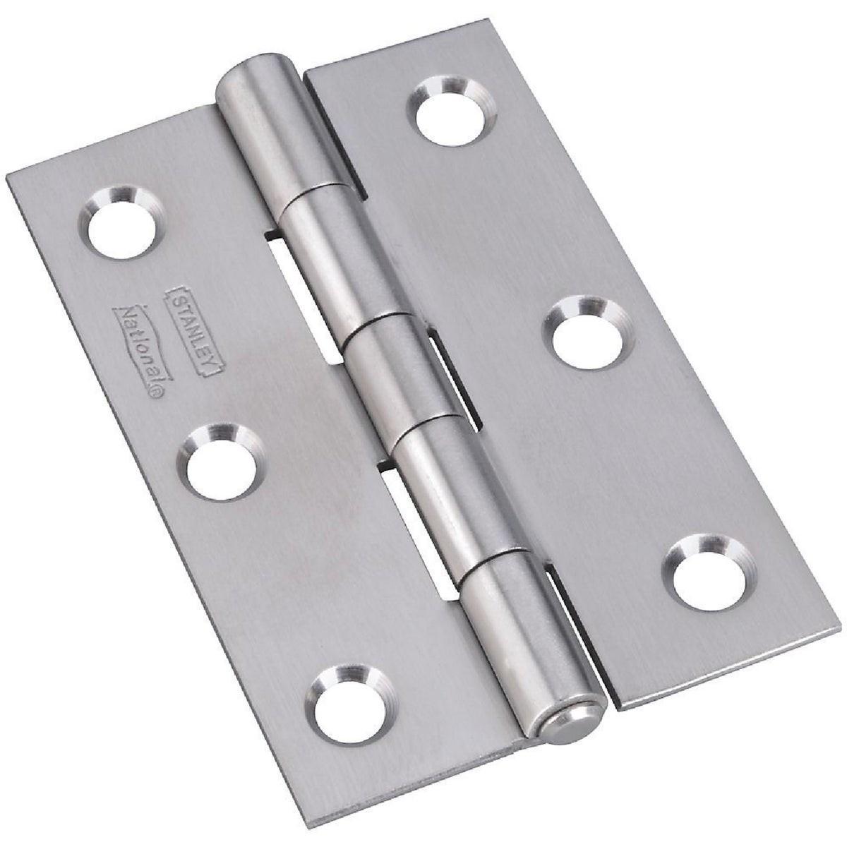NATIONAL MARKER National Marker N348995 Stainless Steel Tight-pin Hinge 2-pack