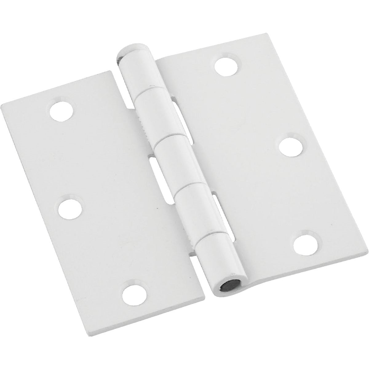 NATIONAL MARKER National Marker N830335 Square Corner Door Hinge 3.5 in White 3-pack