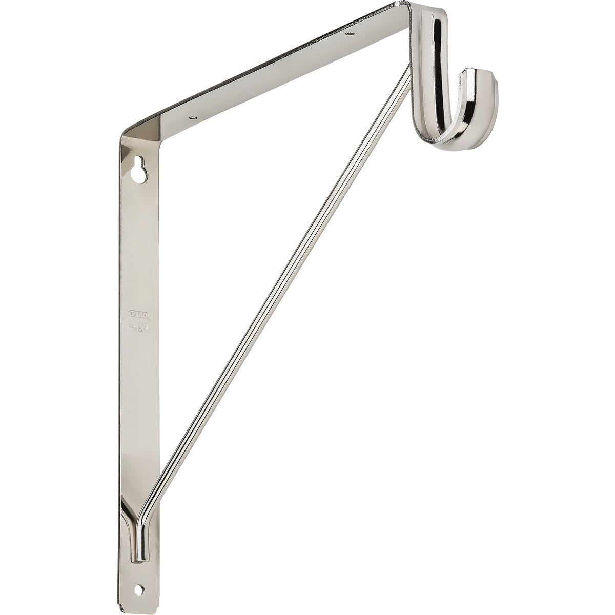 NATIONAL MARKER National Marker S822091 Shelf Rod Bracket Chrome