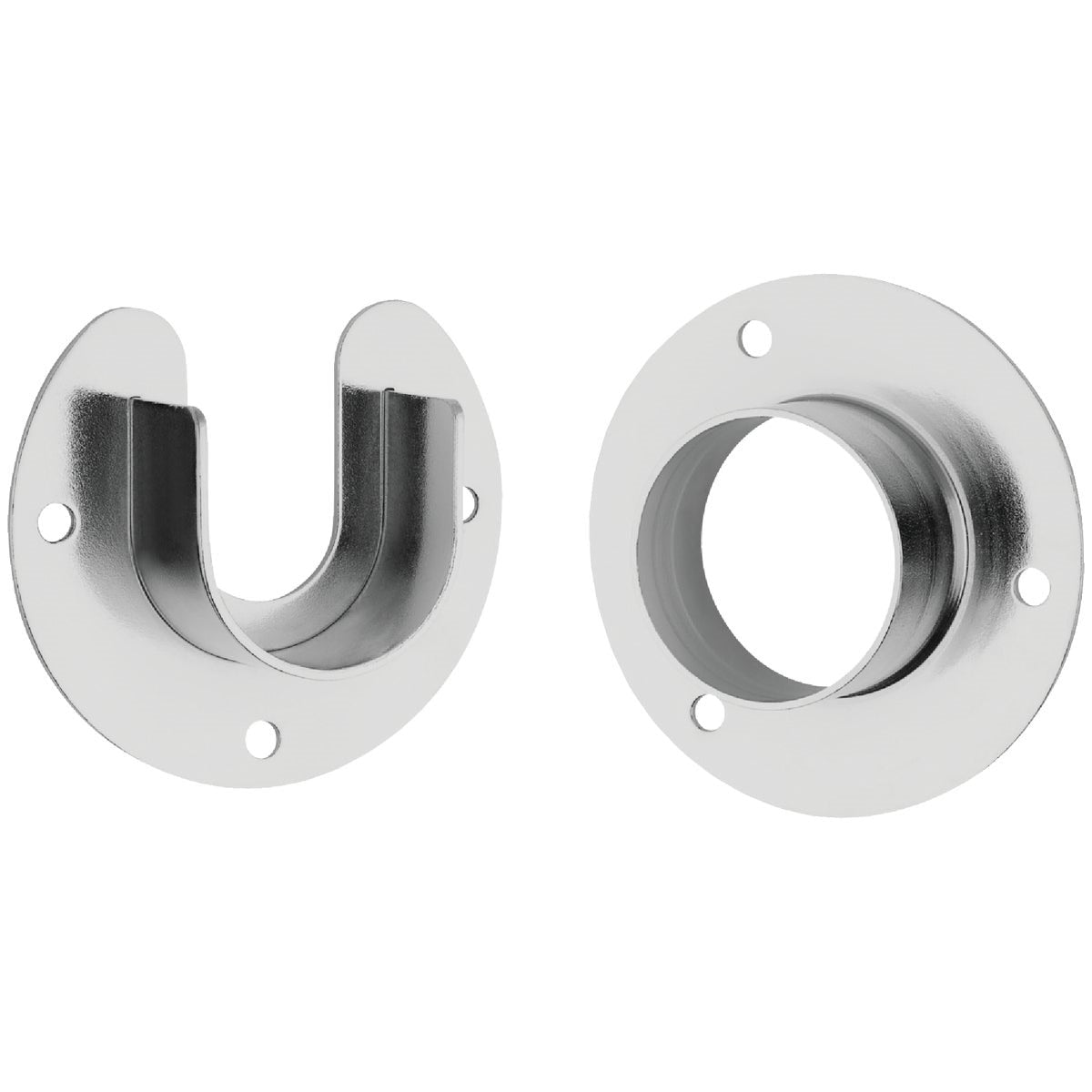 NATIONAL MARKER National Marker S822080 Zinc Closet Rod Socket Chrome