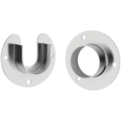 NATIONAL MARKER National Marker S822080 Zinc Closet Rod Socket Chrome