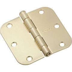 NATIONAL MARKER National Marker N830224 Satin Brass Door Hinge 3.5 in