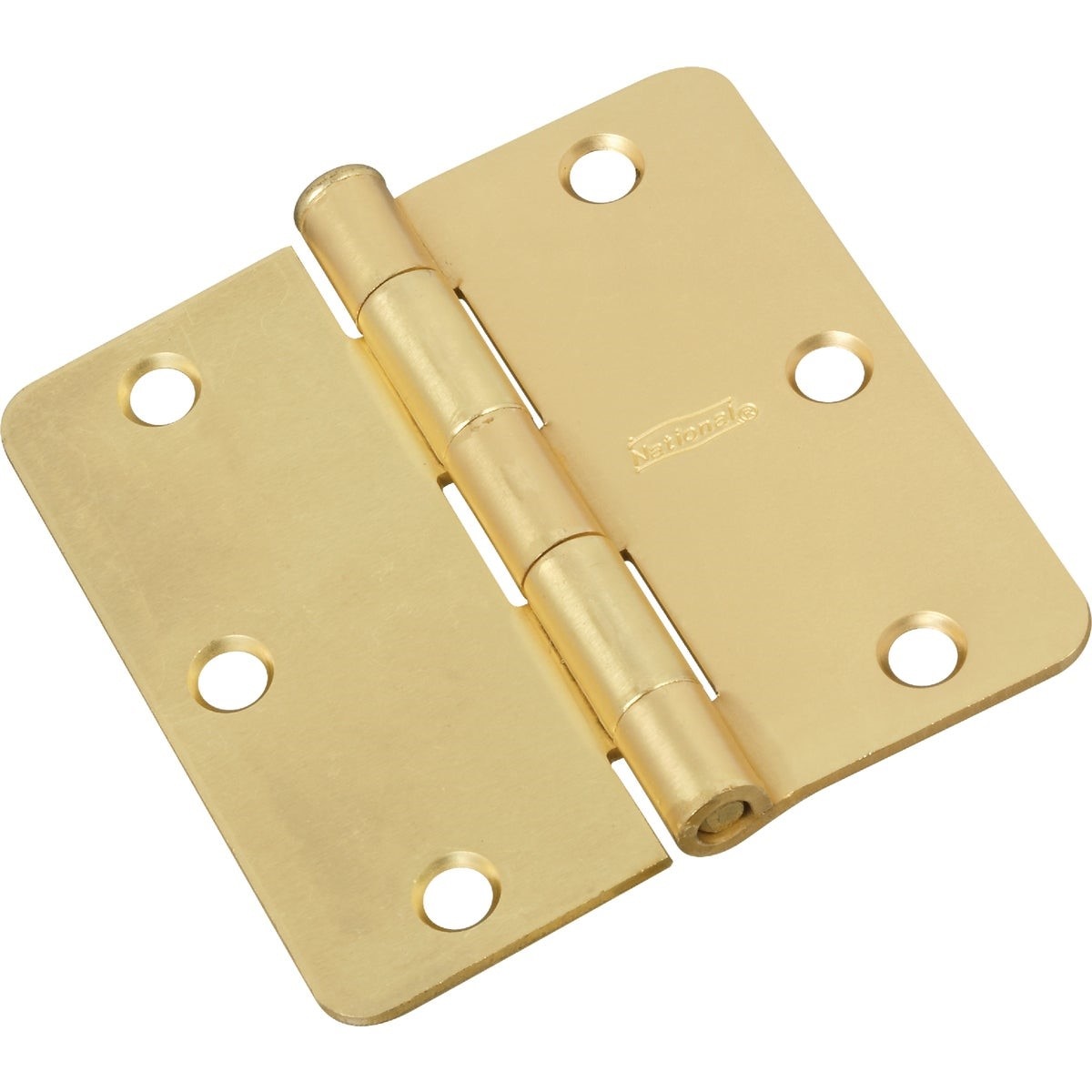 NATIONAL MARKER National Marker N830227 Satin Brass Door Hinge 3.5 in
