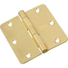NATIONAL MARKER National Marker N830227 Satin Brass Door Hinge 3.5 in