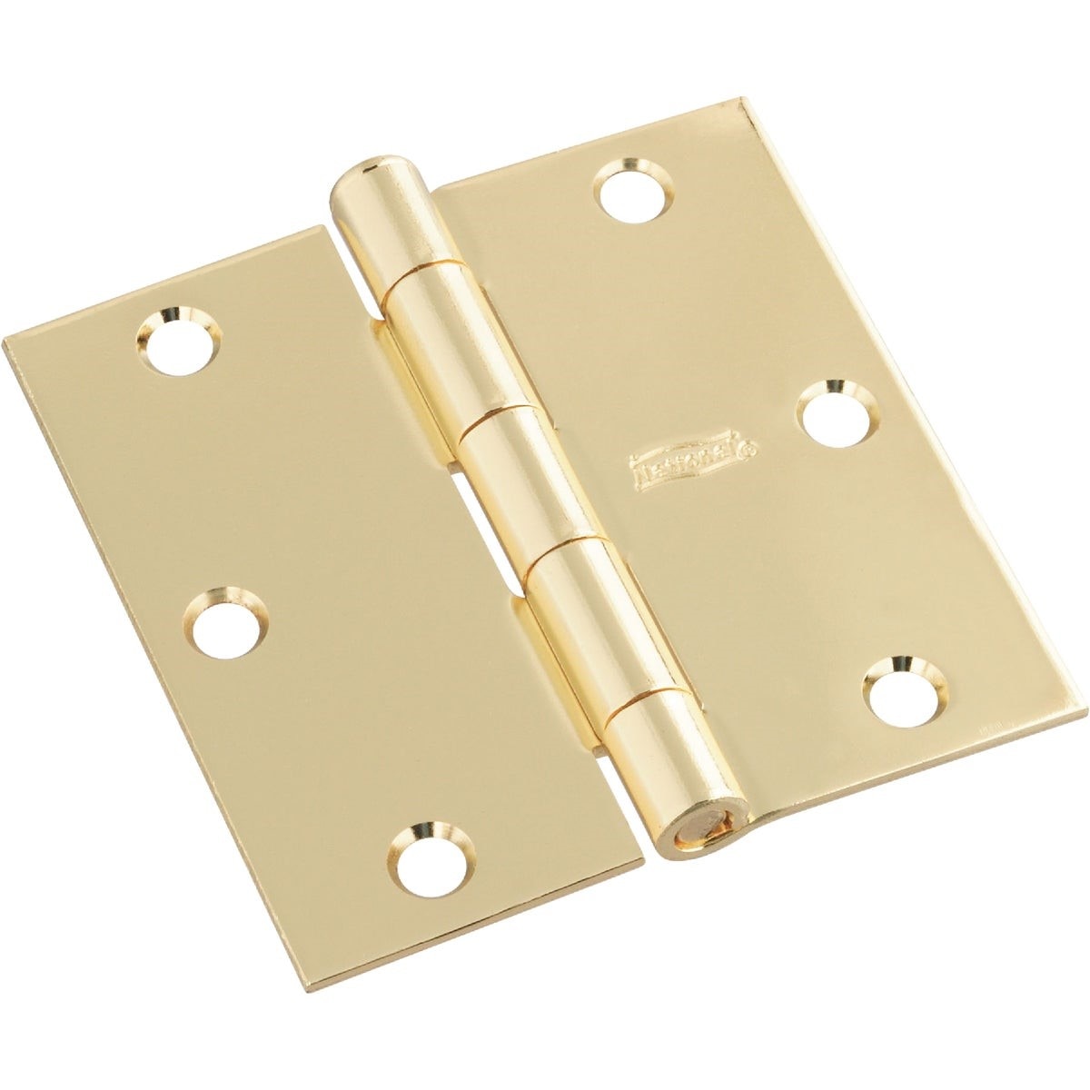 NATIONAL MARKER National Marker N830320 Polished Brass Door Hinge 3-pack