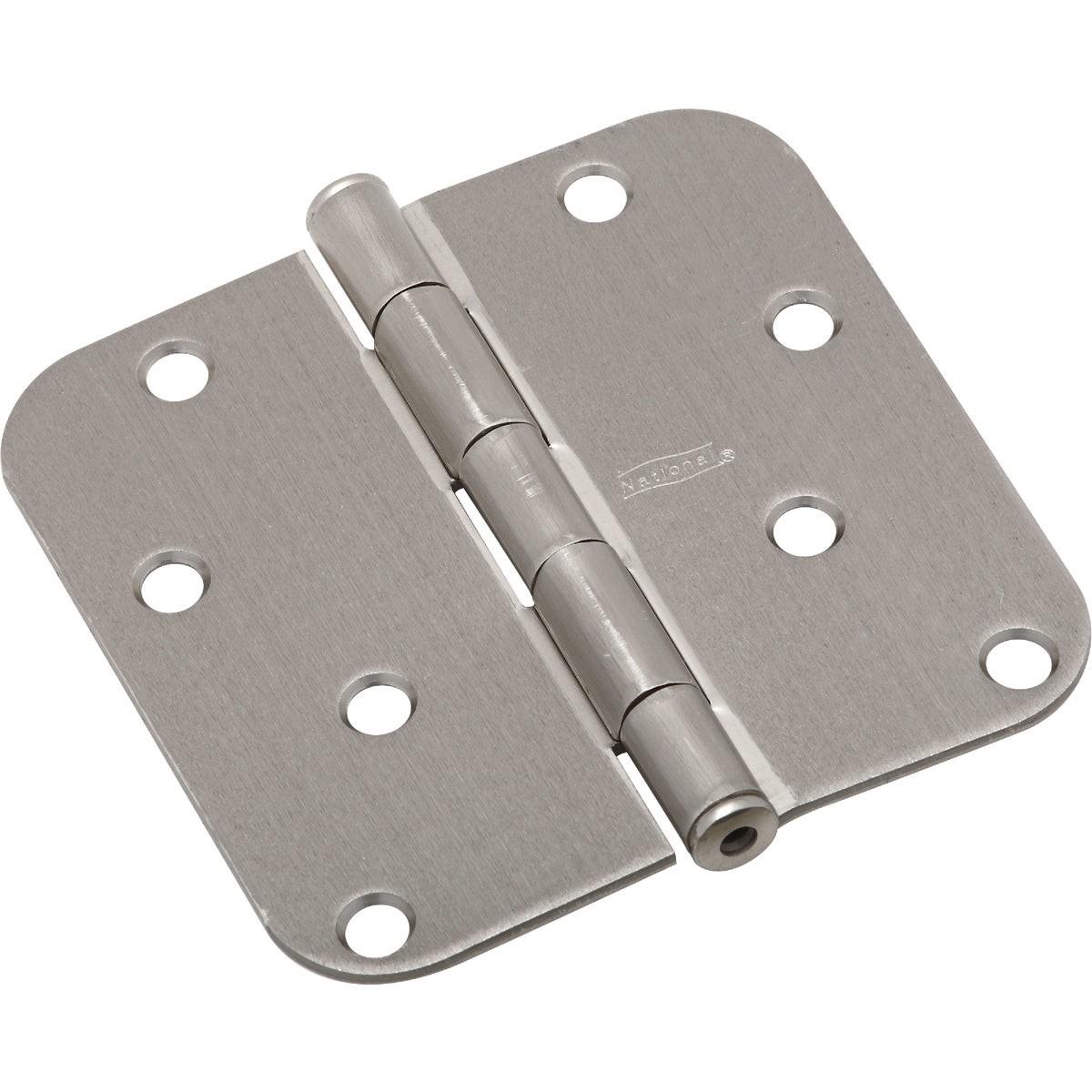 NATIONAL MARKER National Marker N830243 Door Hinge 4 in Satin Nickel