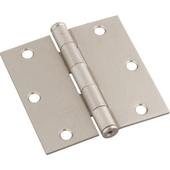 NATIONAL MARKER National Marker N830326 Satin Nickel Door Hinge 3-pack