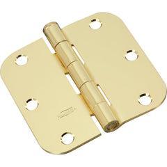 NATIONAL MARKER National Marker N830322 Door Hinge 3.5 in Polished Brass 3-pack