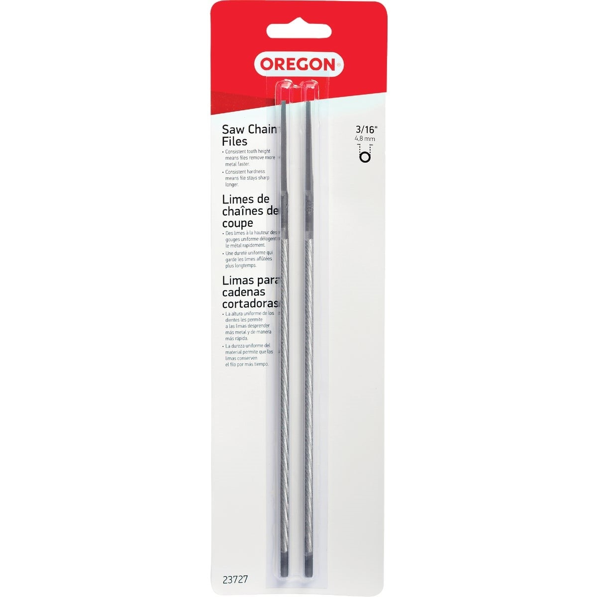 OREGON TOOL Oregon Tool 23727 Saw Chain File 3/16 in 2-pack