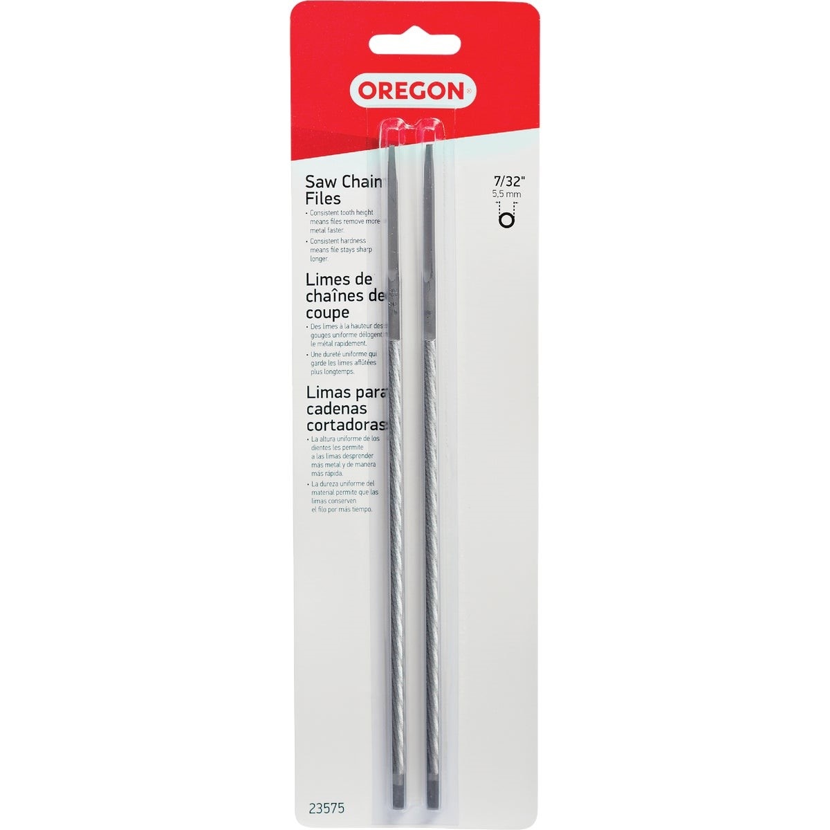 OREGON TOOL Oregon Tool 23575 Saw Chain File 7/32 Inch 2-pack