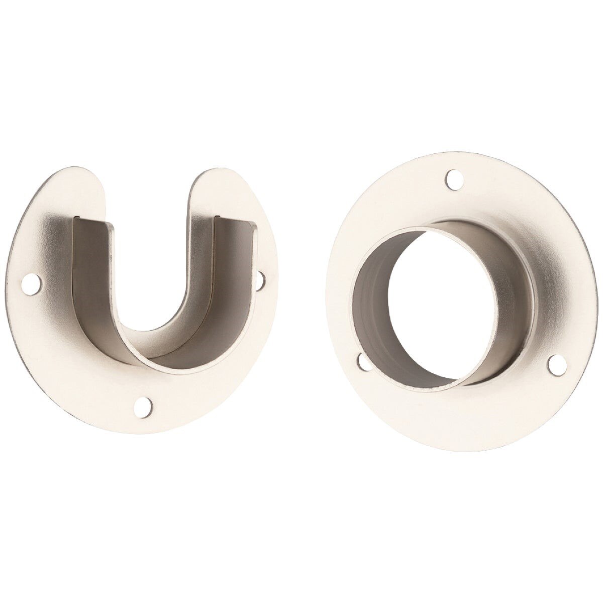 NATIONAL MARKER National Marker S822082 Closet Rod Socket 1-5/16 in Satin Nickel