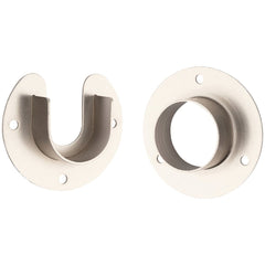 NATIONAL MARKER National Marker S822082 Closet Rod Socket 1-5/16 in Satin Nickel