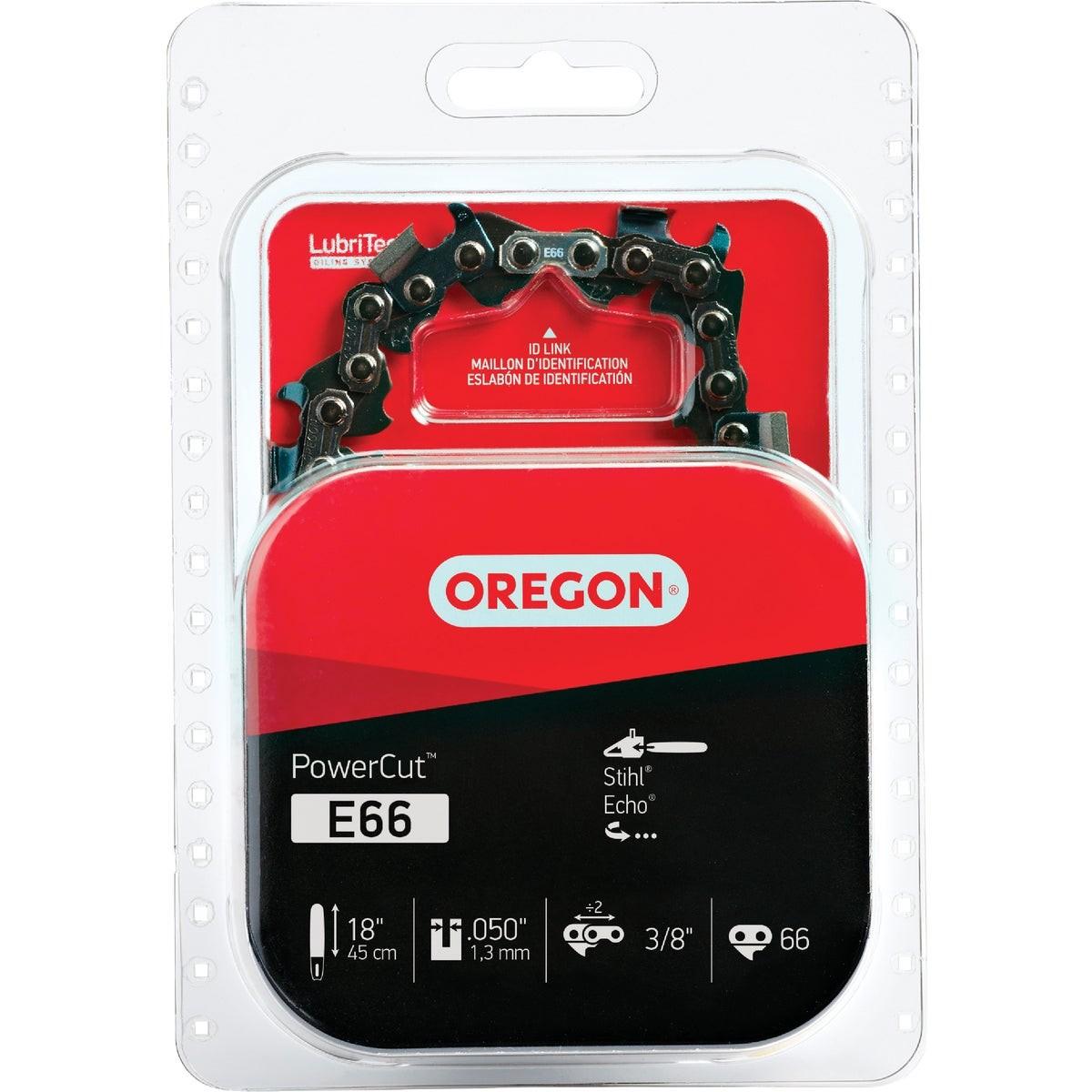 OREGON TOOL Oregon Tool E66 Powercut 18 in Chainsaw Chain