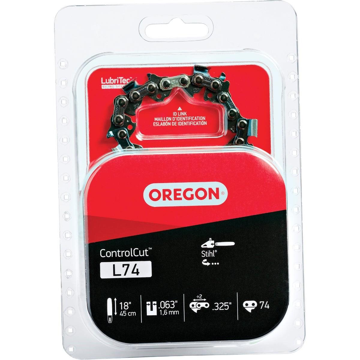 OREGON TOOL Oregon Tool L74 Controlcut 18 in Chainsaw Chain