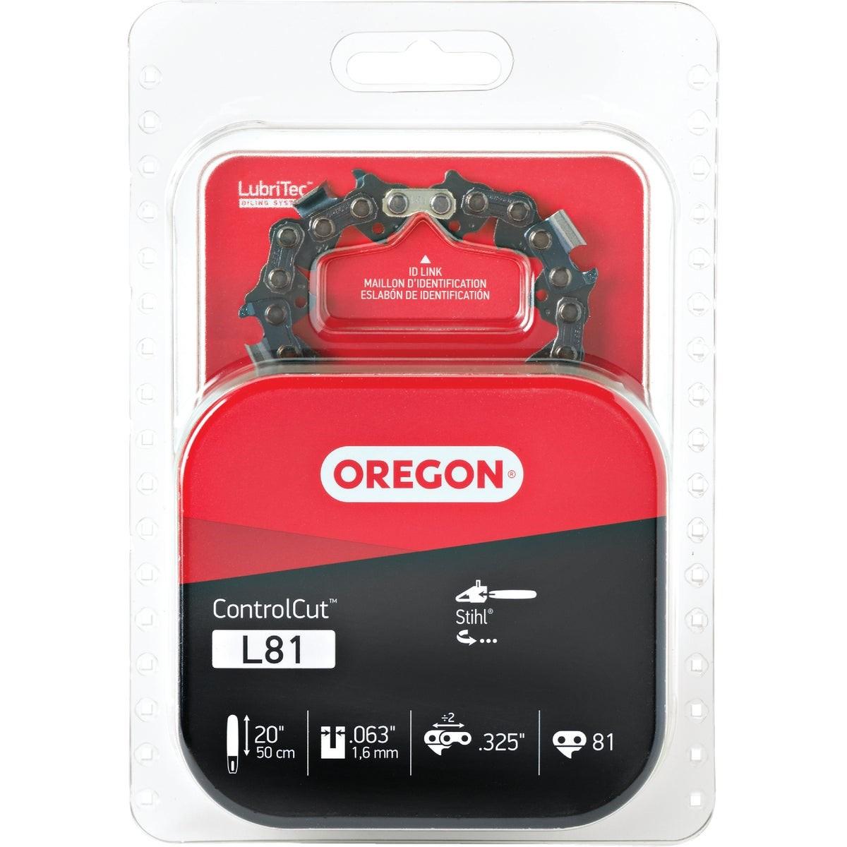 OREGON TOOL Oregon Tool L81 Controlcut 20 Inch Chainsaw Chain
