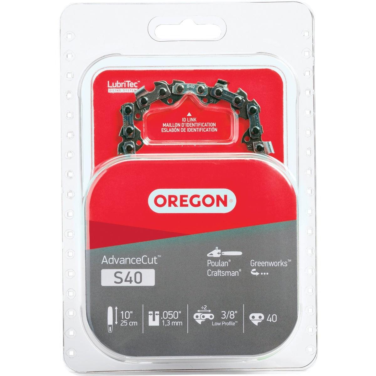 OREGON TOOL Oregon Tool S40 Advancecut 10 in Chainsaw Chain