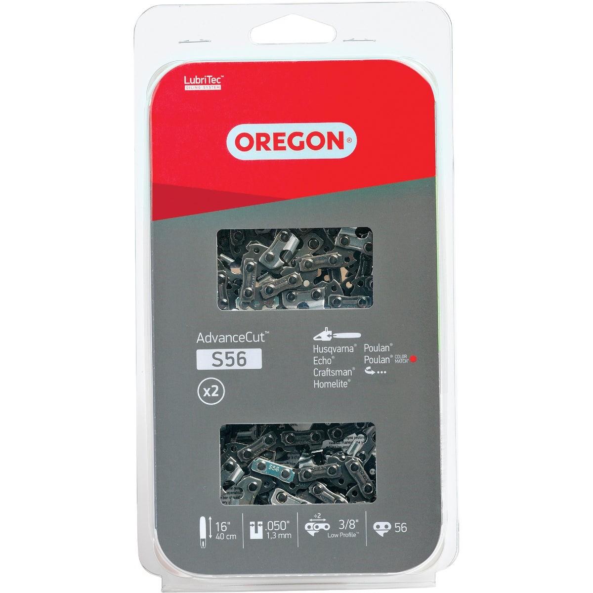 OREGON TOOL Oregon Tool S56T Advancecut Chainsaw Chain 16 in 56 Link 2-pack