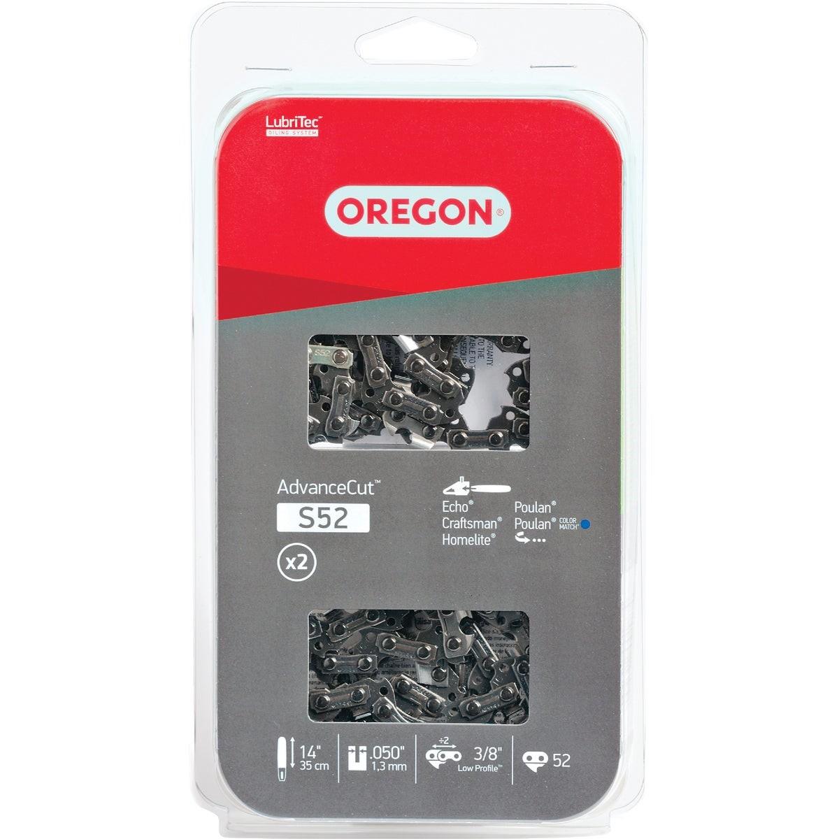 OREGON TOOL Oregon Tool S52T Advancecut Chainsaw Chain 14 in 52 Link 2-pack