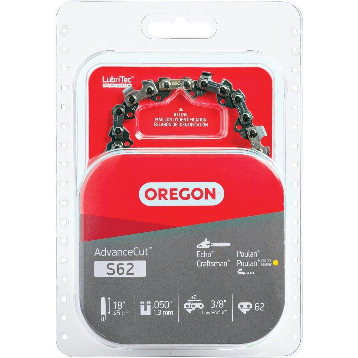 OREGON TOOL Oregon Tool S62 Advancecut 18 in Chainsaw Chain