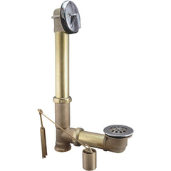 OATEY Oatey 606RB Trip Lever Bath Drain Rough Brass Chrome