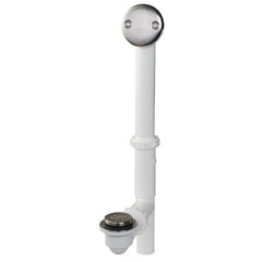 OATEY Oatey 439243 Foot Lok Stop Bath Drain Brushed Nickel