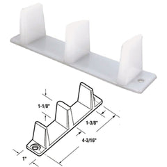 PRIME-LINE PRODUCTS Prime-line Products N 6563 Bypass Door Floor Guide