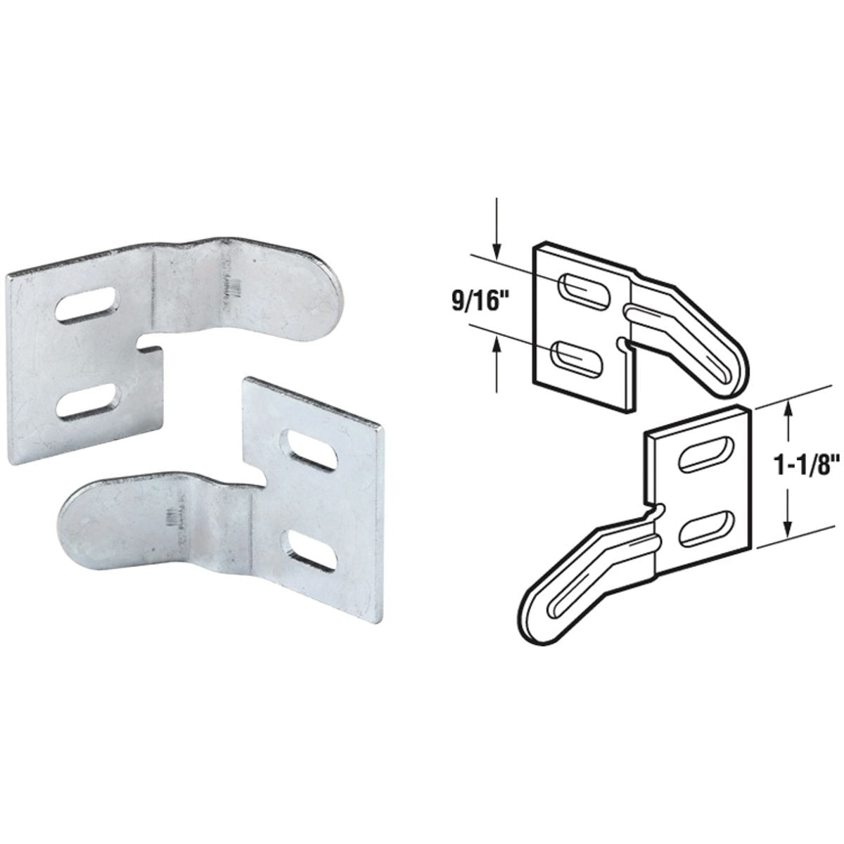 PRIME-LINE PRODUCTS Prime-line Products N 6538 Bi-fold Door Aligner 2 Count