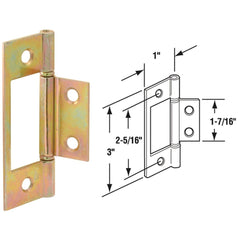 PRIME-LINE PRODUCTS Prime-line Products N 6656 Closet Door Hinge 2 Pack