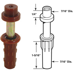 PRIME-LINE PRODUCTS Prime-line Products N 6701 Bifold Door Pivot Guide 2-pack