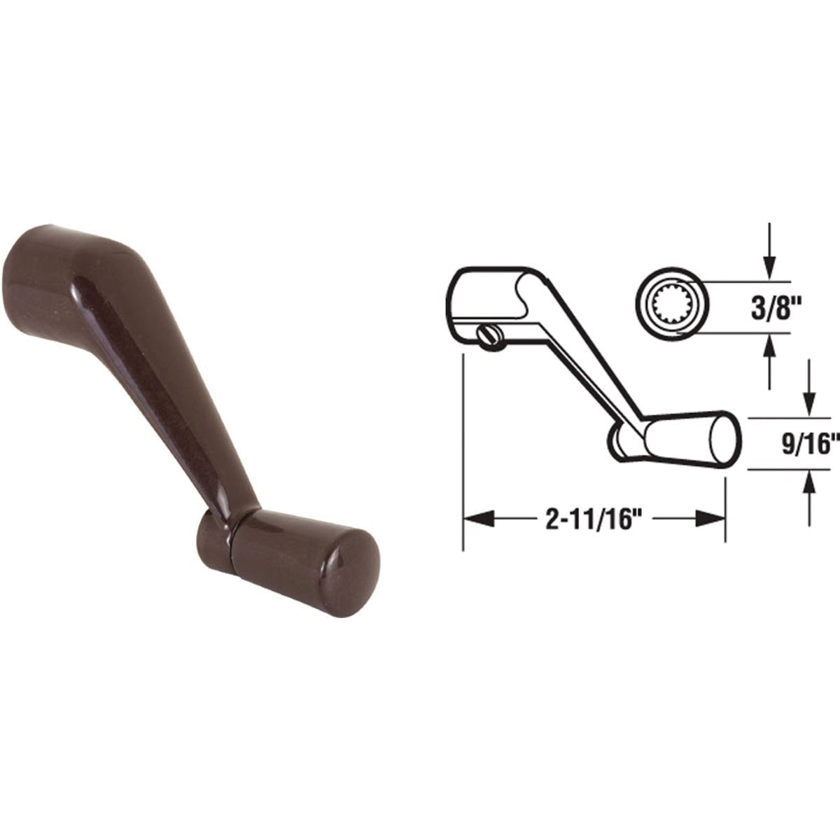 PRIME-LINE PRODUCTS Prime-line Products H 3534 Casement Window Crank Handle