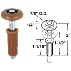 PRIME-LINE PRODUCTS Prime-line Products N 6953 Bifold Door Top Pivot Roller Guide