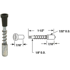 PRIME-LINE PRODUCTS Prime-line Products PL14660 Screen Plunger Latch 25-pack