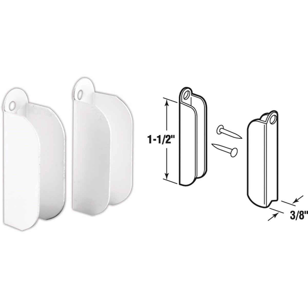 PRIME-LINE PRODUCTS Prime-line Products PL8106 White Top Hanger 6 Pair