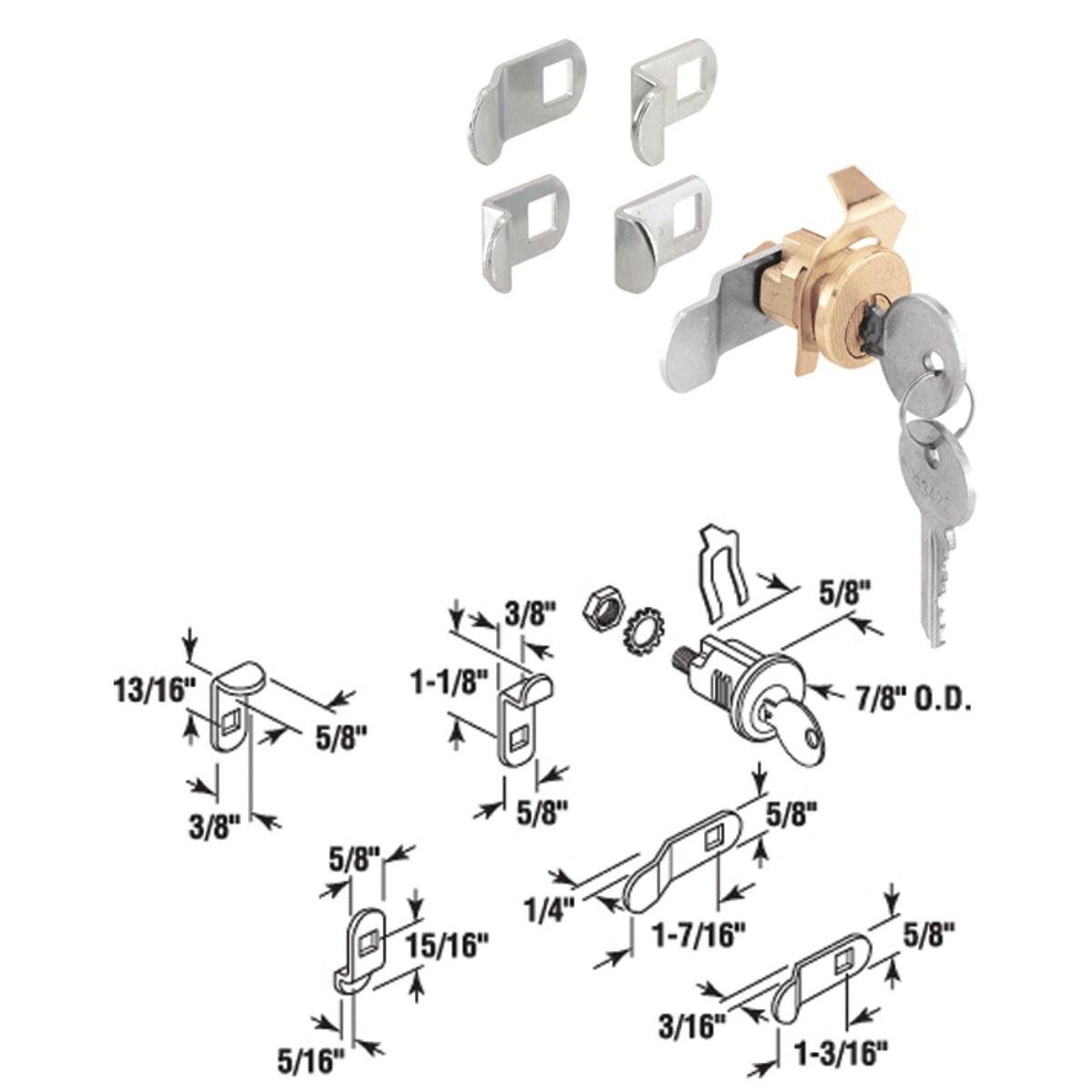 PRIME-LINE PRODUCTS Prime-line Products S 4634 Mailbox Lock Spring Clip Design