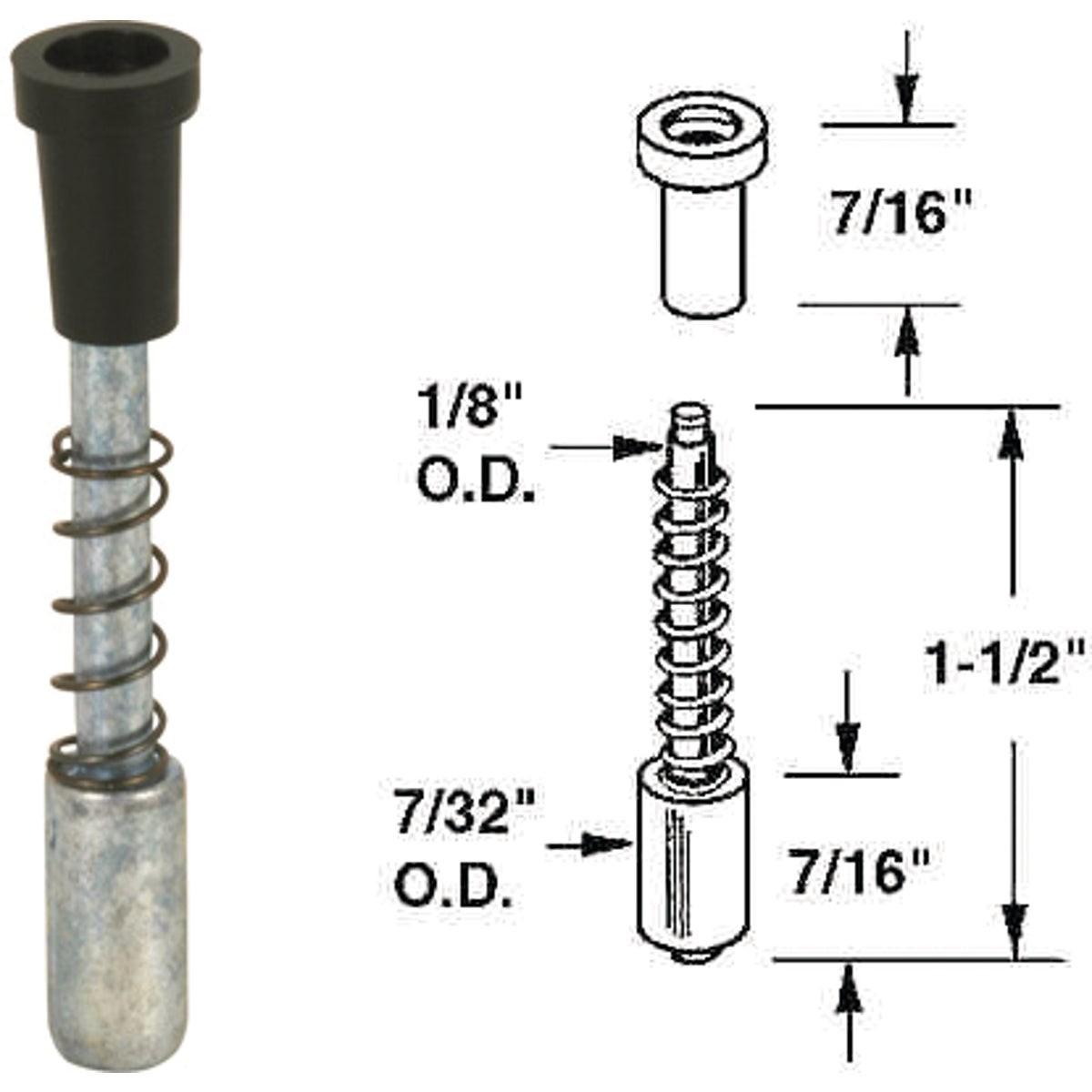PRIME-LINE PRODUCTS Prime-line Products PL7925 Screen Plunger Latch Die-cast 6-pack