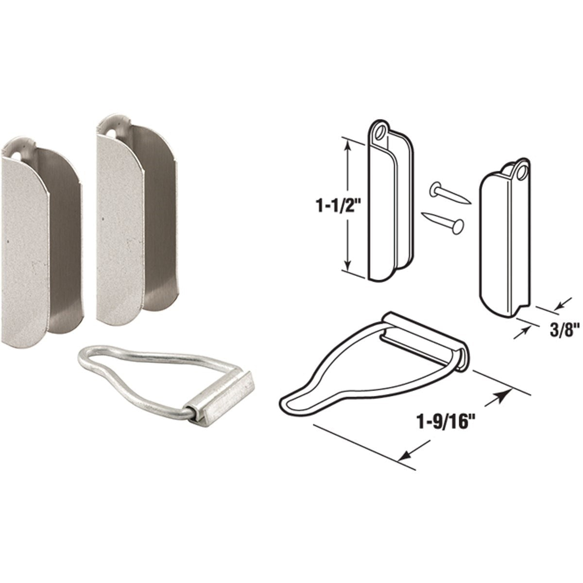 PRIME-LINE PRODUCTS Prime-line Products PL8101 Mill Hanger Latch 2-pack