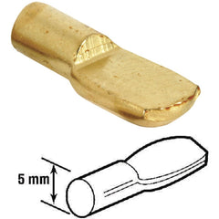 PRIME-LINE PRODUCTS Prime-line Products U 10165 Brass Shelf Support Peg 5mm 8pk